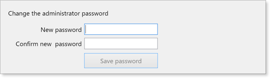 InTiles - Kiosk Software Settings - Password